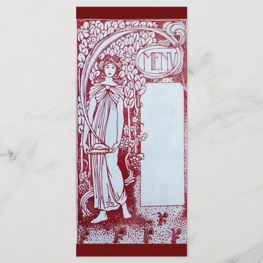 RESTAURANT MENU 2 RACKKAART (Voorkant)