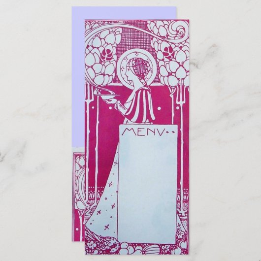 RESTAURANT MENU L RACK CARD (Voorkant / Achterkant)