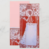 RESTAURANT MENU L RACK CARD (Voorkant / Achterkant)