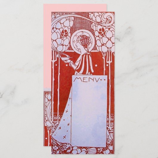 RESTAURANT MENU L RACK CARD (Voorkant / Achterkant)