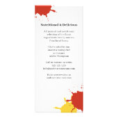 Restaurant Menu QR Code Aangepast (Achterkant)