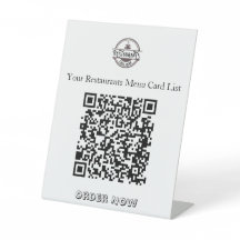 Restaurant Menukaart QR Tafelbord