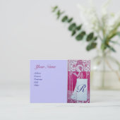 RESTAURANT MONOGRAM VISITEKAARTJE (Staand voorkant)