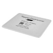 Restaurant naam scan QR menu contactgegevens toevo Snijplank (Hoek)