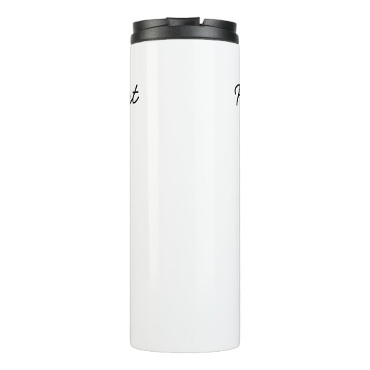 Restaurant naam scan QR menu contactgegevens toevo Thermosbeker (Achterkant)