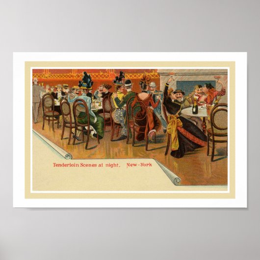  restaurant New York Poster (Voorkant)