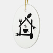 restaurant of café keramisch ornament (Links)