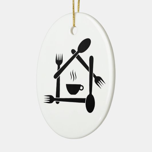 restaurant of café keramisch ornament (Links)