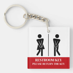 Restaurant of Café of Kantoor of Winkel Restroom Sleutelhanger