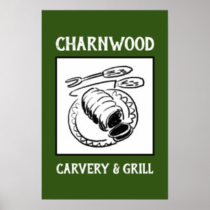 Restaurant of Carvery Sign Board. Poster