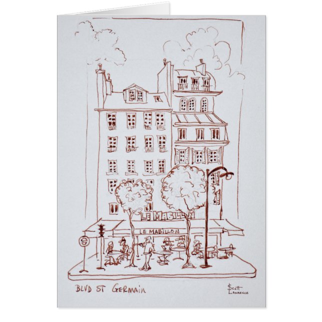 Restaurant op Boulevard | Saint-Germain, Parijs (Voorkant)