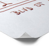 Restaurant op Boulevard | Saint-Germain, Parijs Poster (Hoek)