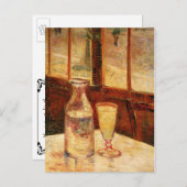 Restaurant Open, Absinthe door Vincent van Gogh Briefkaart (Voorkant / Achterkant)