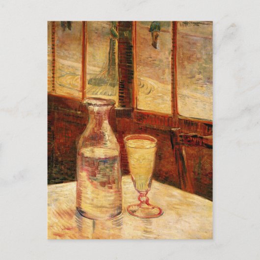 Restaurant Open, Absinthe door Vincent van Gogh Briefkaart (Voorkant)