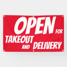 Restaurant OPEN voor afhaalbanner