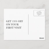 Restaurant Opening | Nu geopend | Direct Mail Briefkaart (Achterkant)