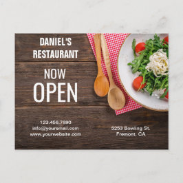 Restaurant Opening | Nu geopend | Direct Mail Briefkaart