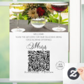 *~* Restaurant Pasen Upload Logo QR Raamsticker (Huis)