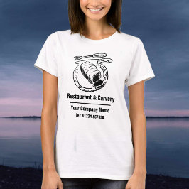 Restaurant personeel t-shirt