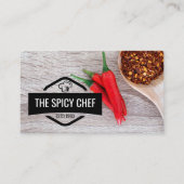 Restaurant | Pittige Chilipepers en Vlokken Visitekaartje (Voorkant)