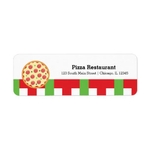 restaurant Pizza Etiket
