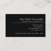 Restaurant Professionele QR Code Modern Logo Visitekaartje (Achterkant)