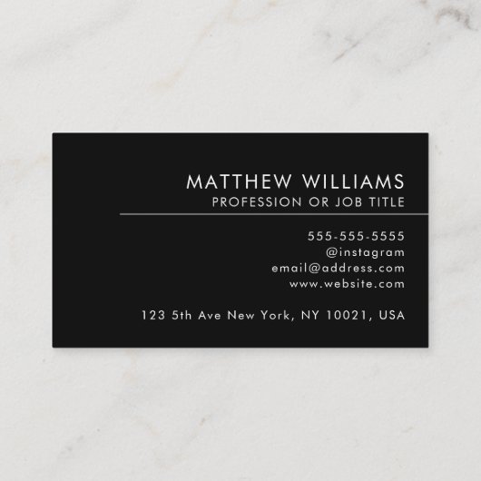 Restaurant Professionele QR Code Modern Logo Visitekaartje (Achterkant)