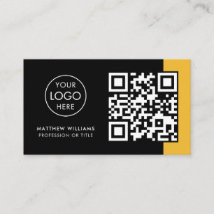 Restaurant Professionele QR Code Modern Logo Visitekaartje