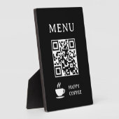 Restaurant QR-code menu | 13 x 18 cm Fotoplaat (Zijkant)