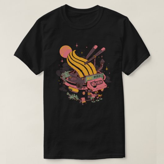 Restaurant Ramen Bowl van ilustrata T-shirt (Design voorkant)