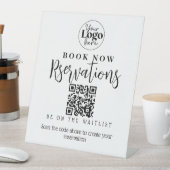 Restaurant reservering boeking QR klein bedrijf Reclamebord Met Voetstuk (Insitu)