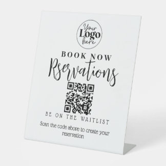 Restaurant reservering boeking QR klein bedrijf Reclamebord Met Voetstuk