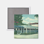  restaurant, Retro Rhinebeck Roadside Diner Magneet (Voorkant / Achterkant)