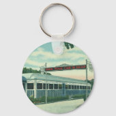  restaurant, Retro Rhinebeck Roadside Diner Sleutelhanger (Achterkant)