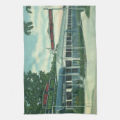  restaurant, Retro Rhinebeck Roadside Diner Theedoek (Verticaal)