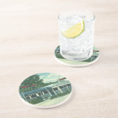  restaurant, Retro Rhinebeck Roadside Diner Zandsteen Onderzetter (Zijkant)