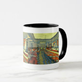  restaurant, Retro Roadside Diner Interior Mok (Voorkant rechts)