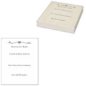 Restaurant Review Junk Journal Stamp Rubberstempel (Gestempeld)