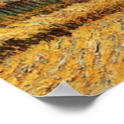 Restaurant Rispal in Asnieres, door Vincent van Go Poster (Hoek)