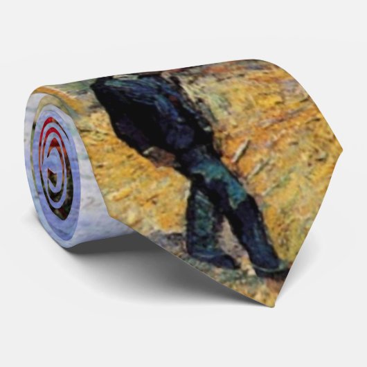 Restaurant Rispal in Asnieres, door Vincent van Go Stropdas (Opgerold)