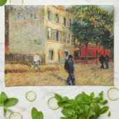 Restaurant Rispal in Asnieres, door Vincent van Go Theedoek (Gevouwen)