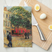 Restaurant Rispal in Asnieres, door Vincent van Go Theedoek (Quarter Fold)