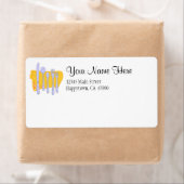 Restaurant servies ontwerp aangepaste label Sjablo (Insitu)