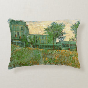 Restaurant Sirene, Asnières door Vincent van Gogh Accent Kussen