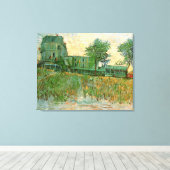 Restaurant Sirene, Asnières door Vincent van Gogh Canvas Afdruk (Insitu (Houten vloer))