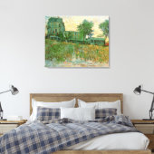 Restaurant Sirene, Asnières door Vincent van Gogh Canvas Afdruk (Insitu (Slaapkamer))