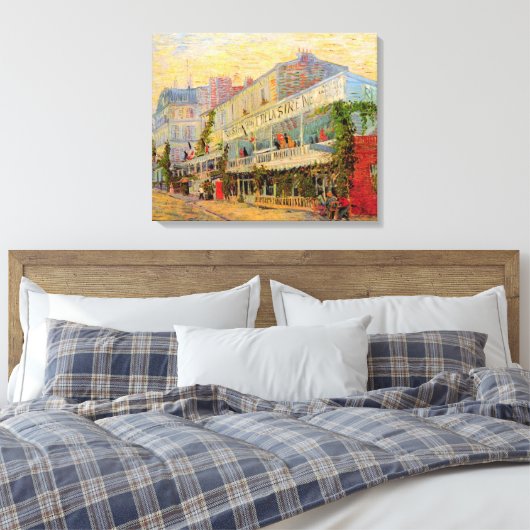 Restaurant Sirene, Asnières door Vincent van Gogh Canvas Afdruk (Insitu (Slaapkamer))
