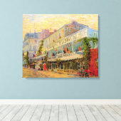Restaurant Sirene, Asnières door Vincent van Gogh Canvas Afdruk (Insitu (Houten vloer))