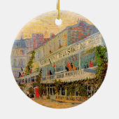 Restaurant Sirene, Asnières door Vincent van Gogh Keramisch Ornament (Achterkant)