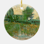 Restaurant Sirene, Asnières door Vincent van Gogh Keramisch Ornament (Achterkant)
